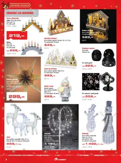 Náhled letáku Uni Hobby leták od 27.11.2025 | Strana: 6 | Produkty: Projektor, Jelen, Svícen, Dekorace