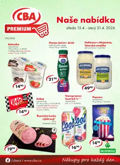 Náhled letáku CBA leták - Premium od 15.04.2026