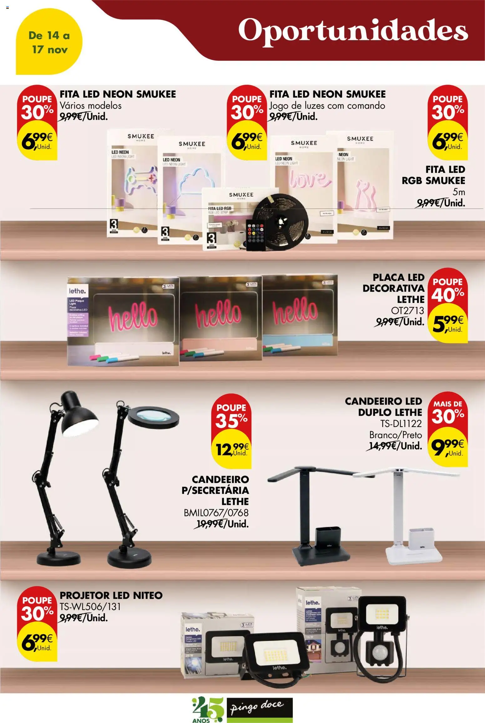 Pingo Doce Poupe este Fim de Semana │ válido de 14.11.2025 | Página: 29 | Produtos: Candeeiro, Projetor