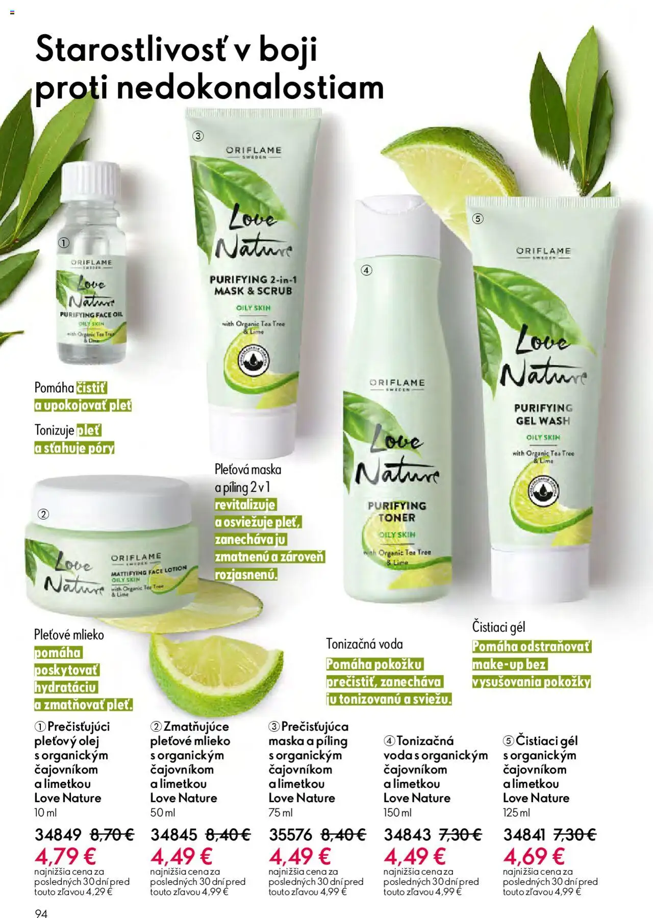 Nové Oriflame akcie – leták je platný od 22.10.2025 | Strana: 94 | Produkty: Mlieko, Olej, Maska, Voda