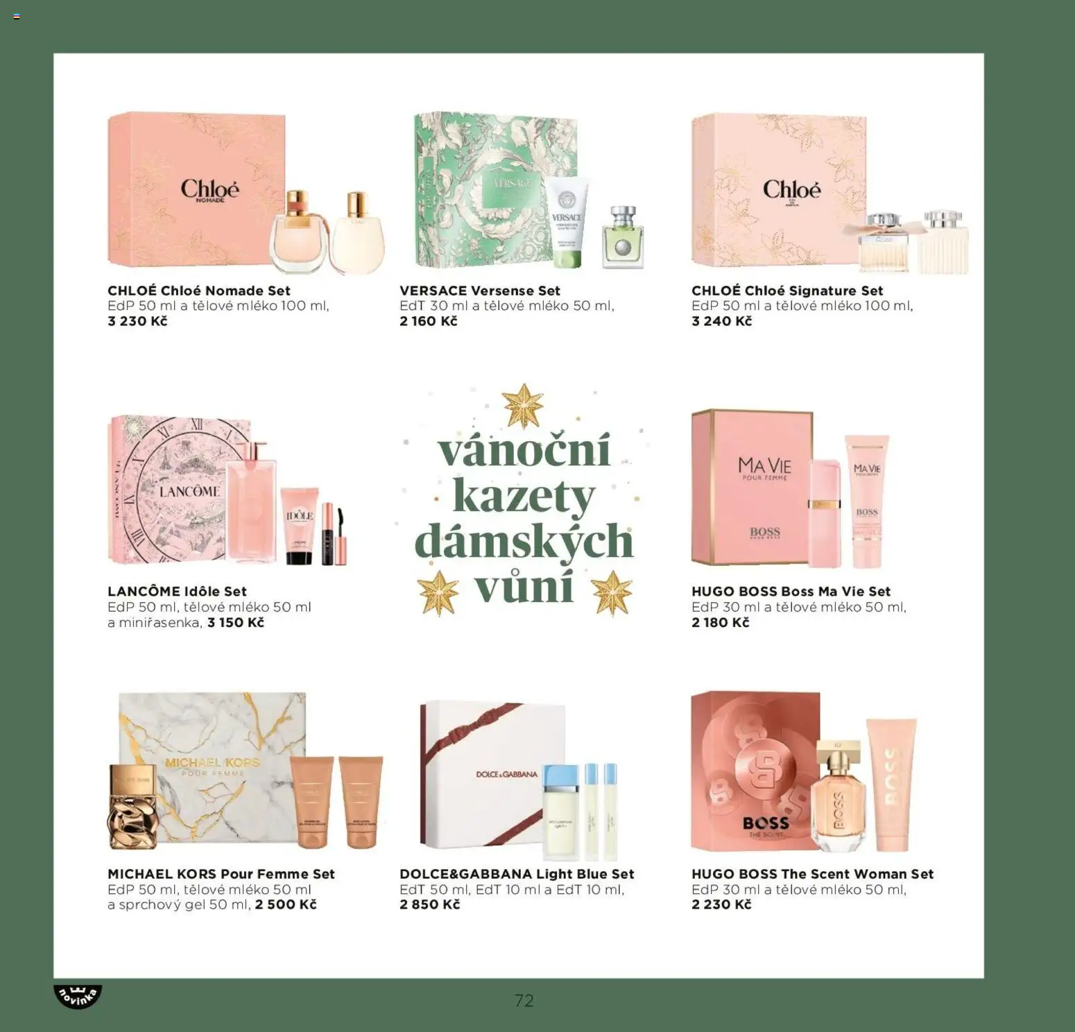 FAnn katalog Vánoce 2025 od 30.10.2025 | Strana: 72 | Produkty: Tělové mléko, Sprchový gel, Mléko, Chloe