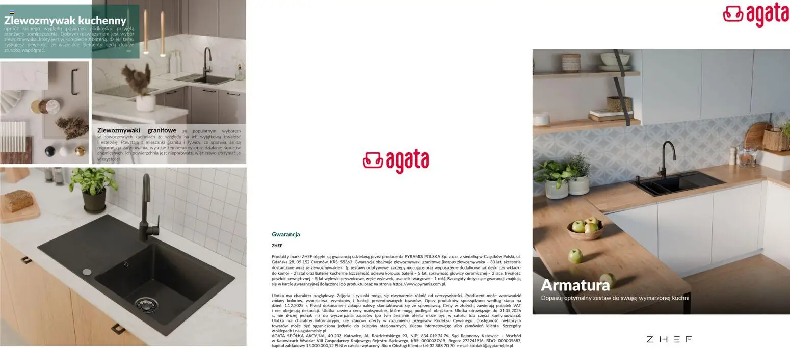 Salony Agata Gazetka - Komplety ZHEF od 20.01.2026 | Strona: 1 | Produkty: Baterie