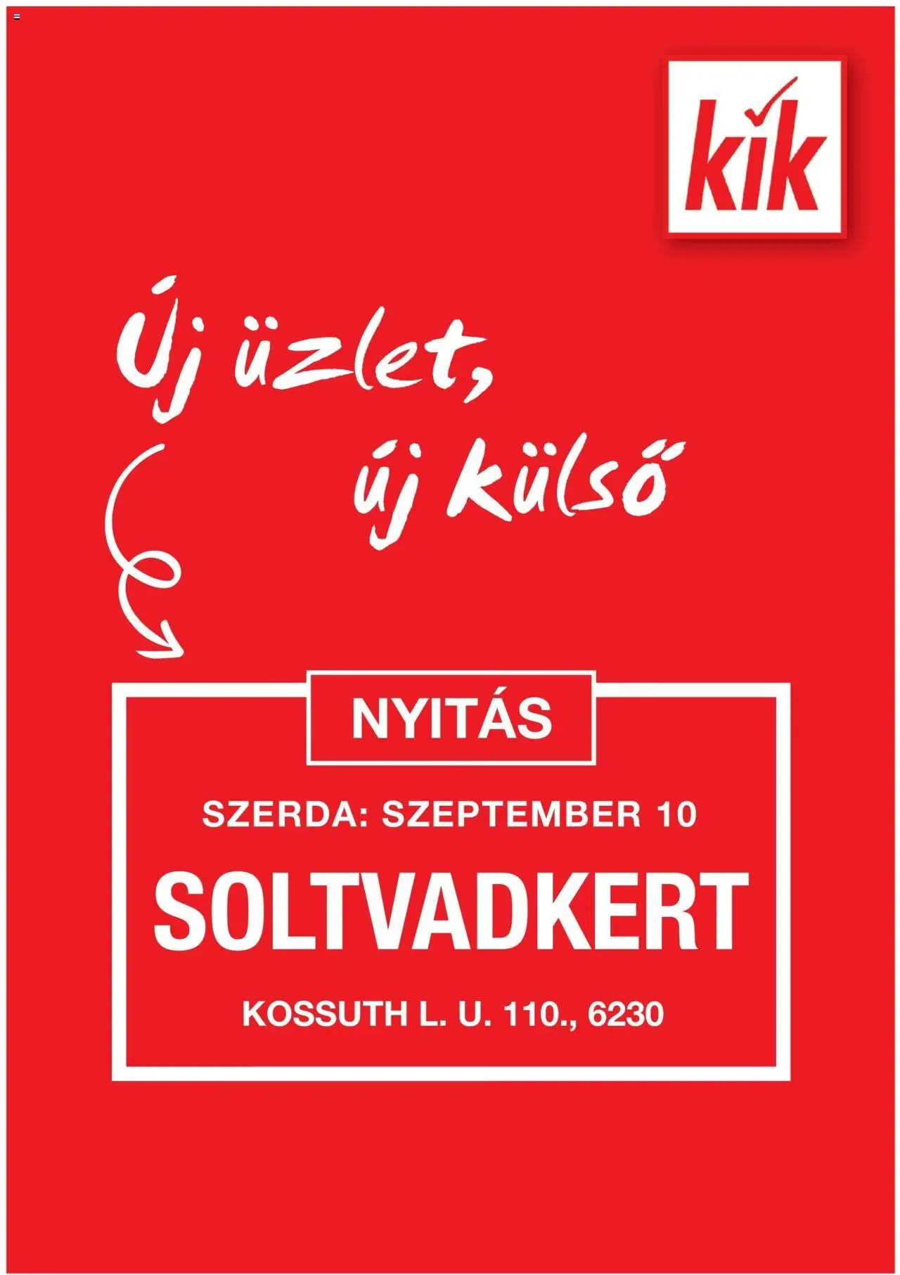Kik akciós ujság - amely érvényes a következő dátumtól: 10.09.2025 | Oldal: 1