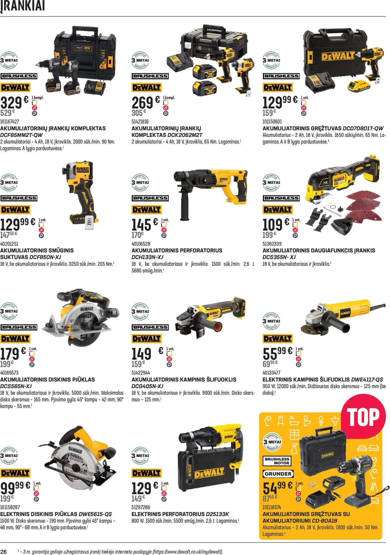 Senukai akcijos nuo 12.11.2025 | Puslapis: 26 | Prekių: Akumuliatorius