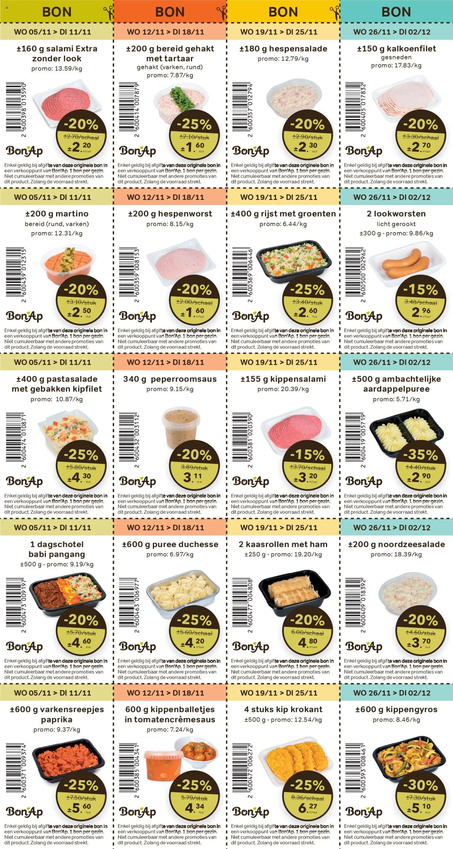 {H1} | Pagina: 8 | Producten: Ham, Rijst, Kip, Salami