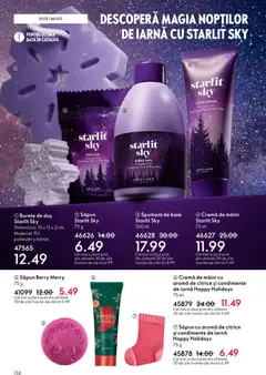 Ofertele Oriflame valabile de la 23.12.2025 | Pagină: 136 | Produse: Babak, Cremă de mâini, Săpun, Condimente