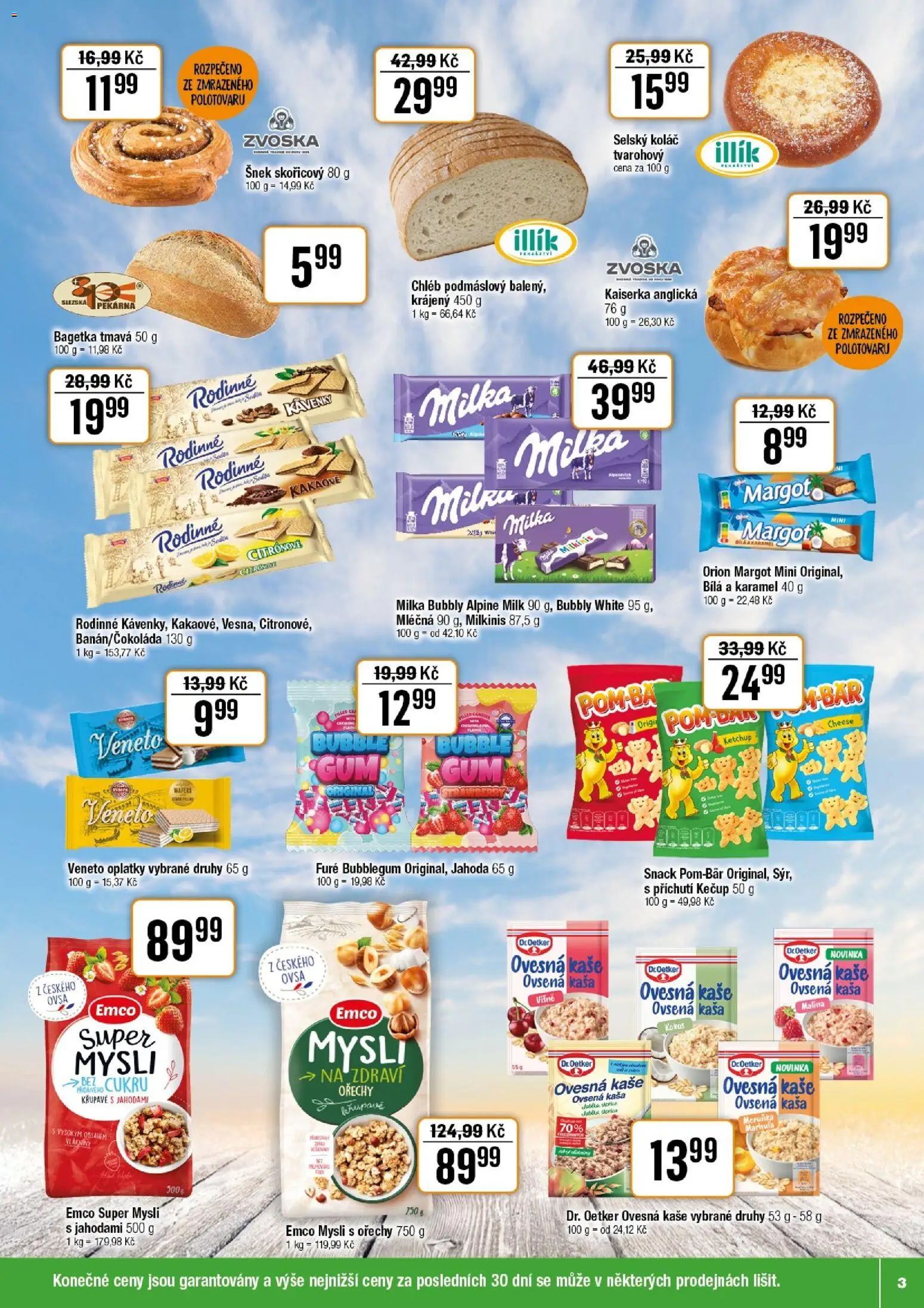 Tempo leták - Tuty od 28.01.2026 | Strana: 3 | Produkty: Emco Mysli, Kečup, Kaše, Kokos