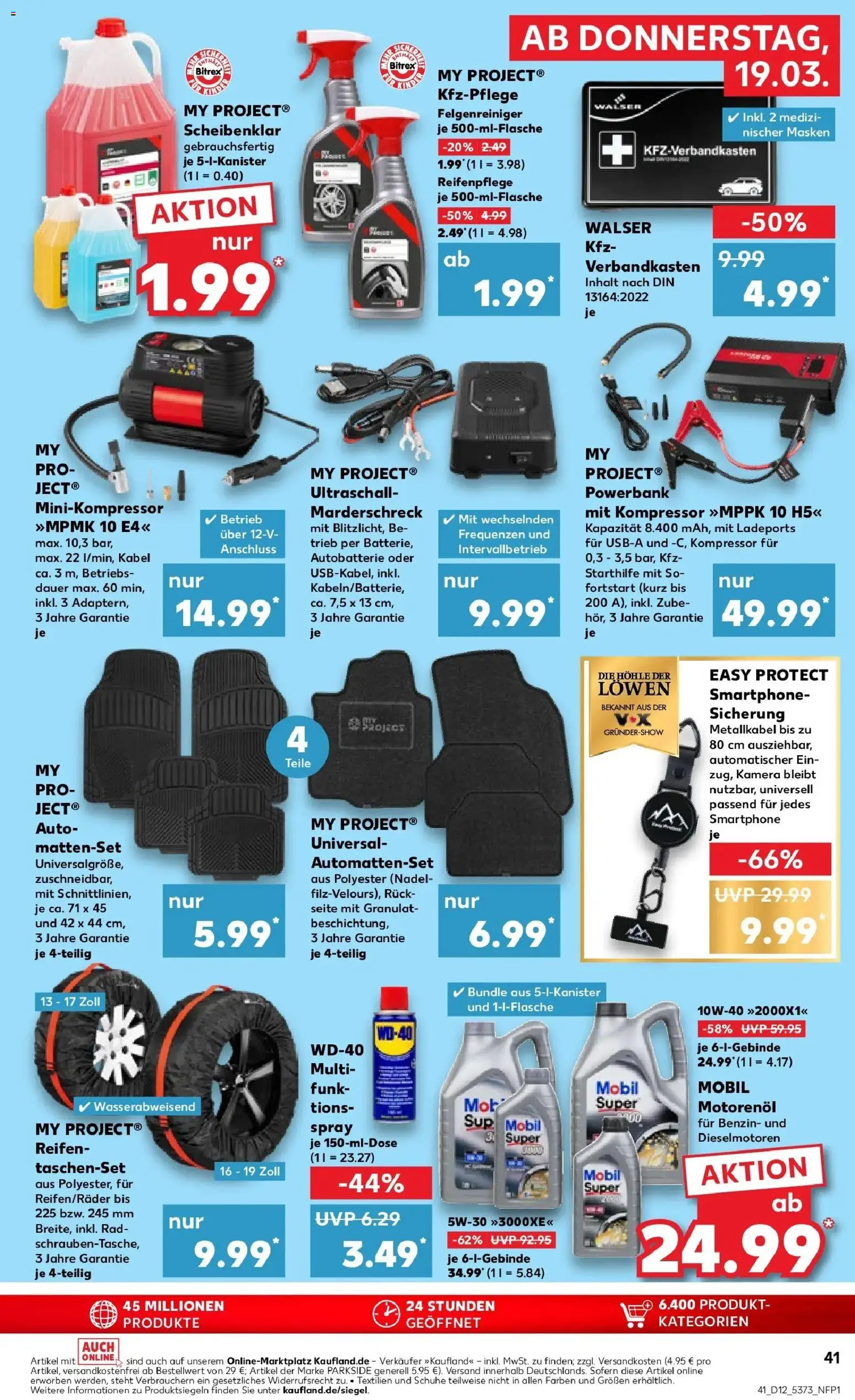 Kaufland Prospekt Alfeld (Leine)	 – gültig ab 19.03.2026 | Seite: 41 | Produkte: Kamera, Kabel, Smartphone, Powerbank