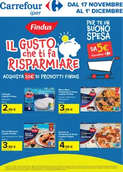 Anteprima del volantino Carrefour Iper Findus catalogo valido a partire dal 17.11.2025