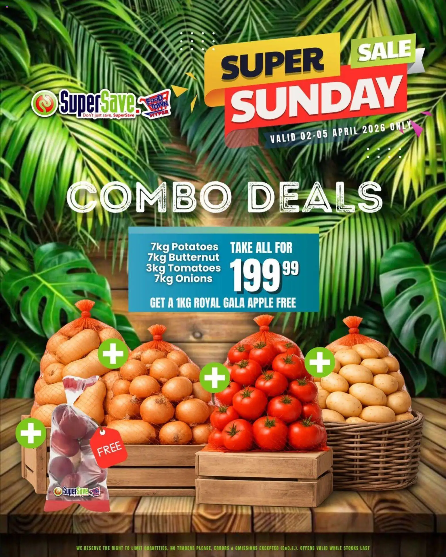 New Super Save catalogue – valid from 05.04.2026 | Page: 10 | Products: Tomatoes, Potatoes, Onions