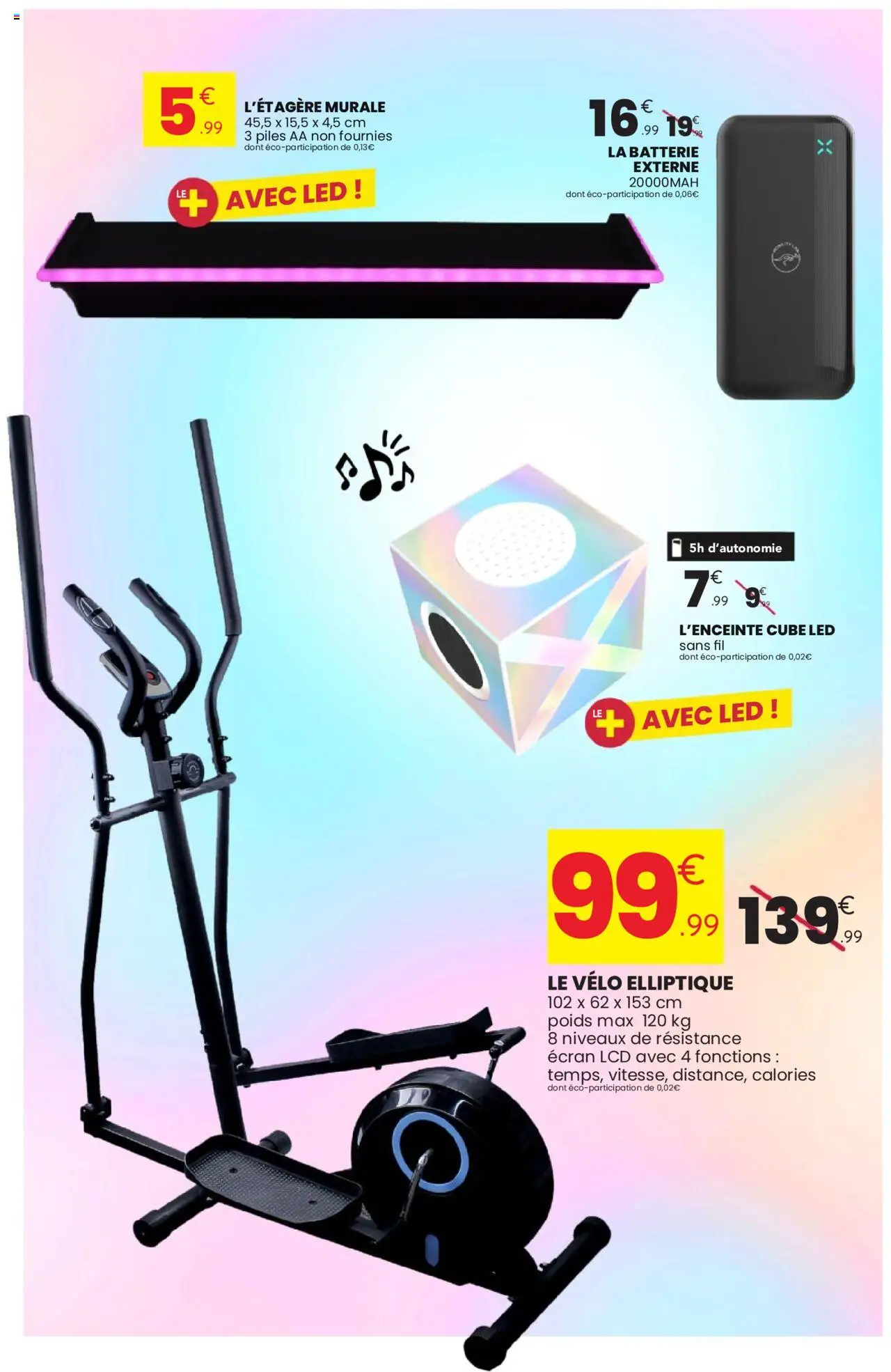  | Page: 3 | Produits: Vélo, Vélo elliptique, Poids, Batterie