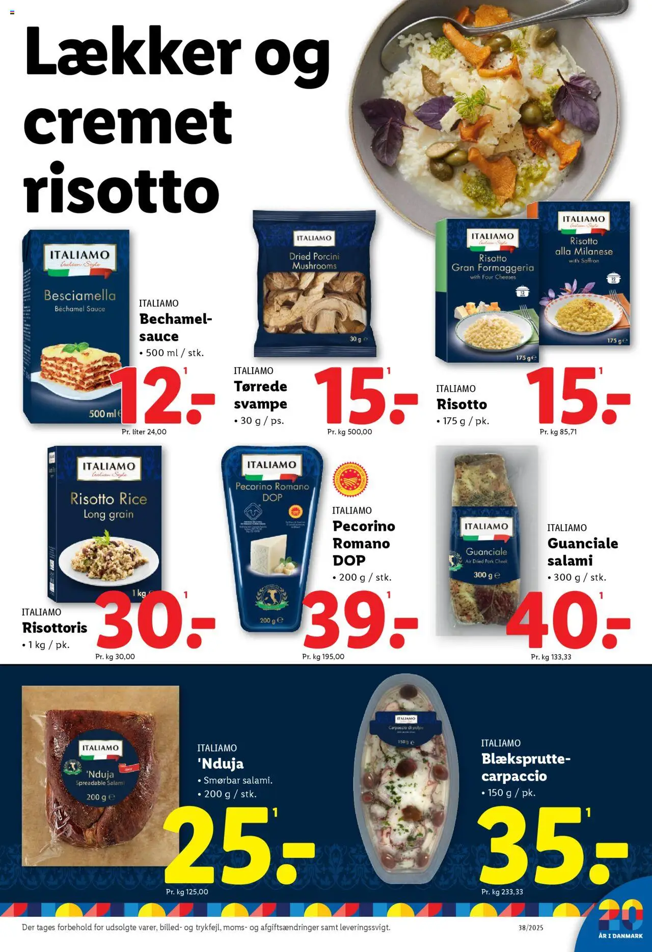 Lidl tilbudsavis – gyldig fra 18.09.2025 | Side: 26 | Produkter: Svampe, Salami