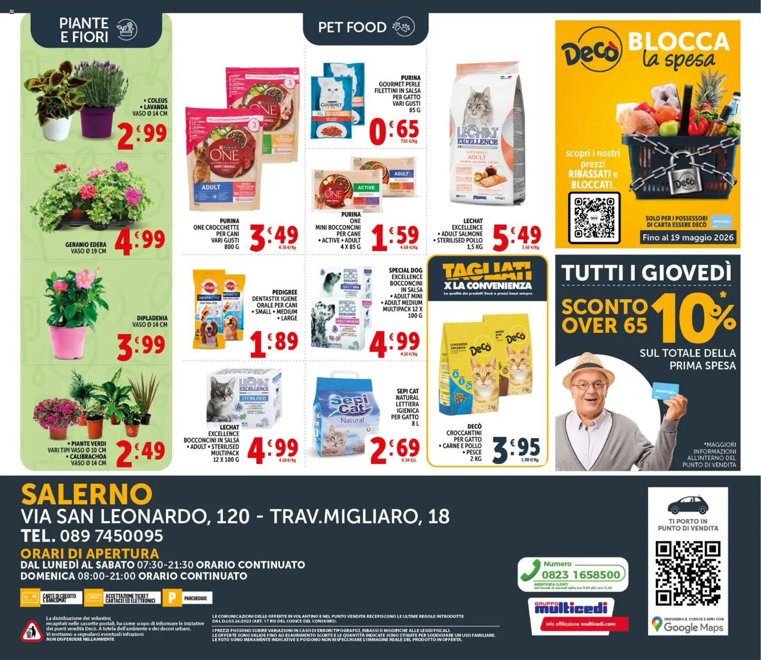 Volantino Decò del 21.04.2026 | Pagina: 20 | Prodotti: Salsa, Crocchette, Lavanda, Vaso