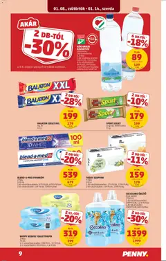 BALATON SZELET XXL, tej, ét, 45 g - amely érvényes a következő dátumtól: 08.01.2026 | Oldal: 11