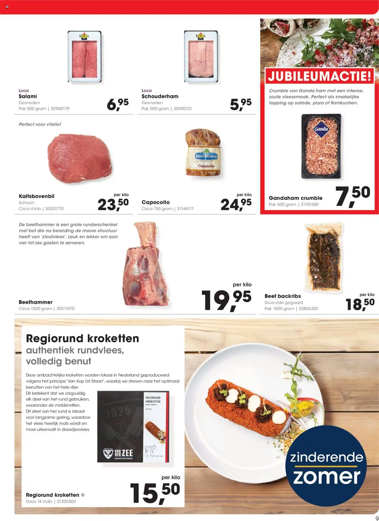  | Pagina: 9 | Producten: Salami, Ham, Pizza, Kisperec