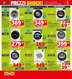 Anteprima del volantino Comet volantino valido a partire dal 23.04.2026 | Pagina: 34 | Prodotti: Acqua, Jeans, Lavatrice, Asciugatrice