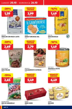 Anteprima del volantino ANANAS A FETTE, Ananas a fette in succo d'ananas, 560 g valido a partire dal 20.10.2025 | Pagina: 12