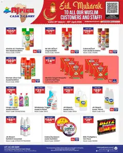Africa Cash & Carry specials catalogue – valid from 19.03.2026 | Page: 65 | Products: Air freshener, Bleach, Stock, Lemon