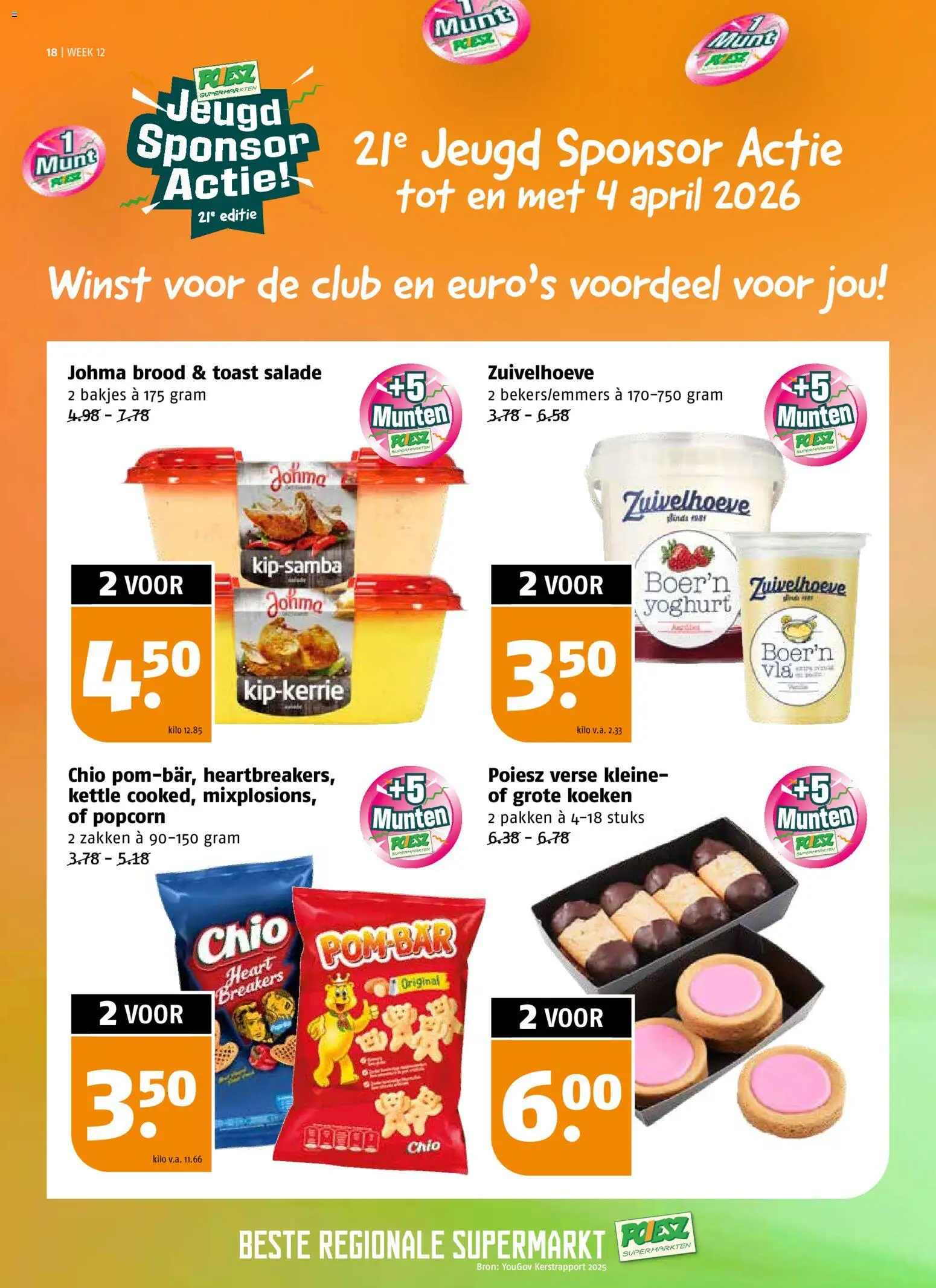 {H1} | Pagina: 18 | Producten: Yoghurt, Munt, Brood, Salade