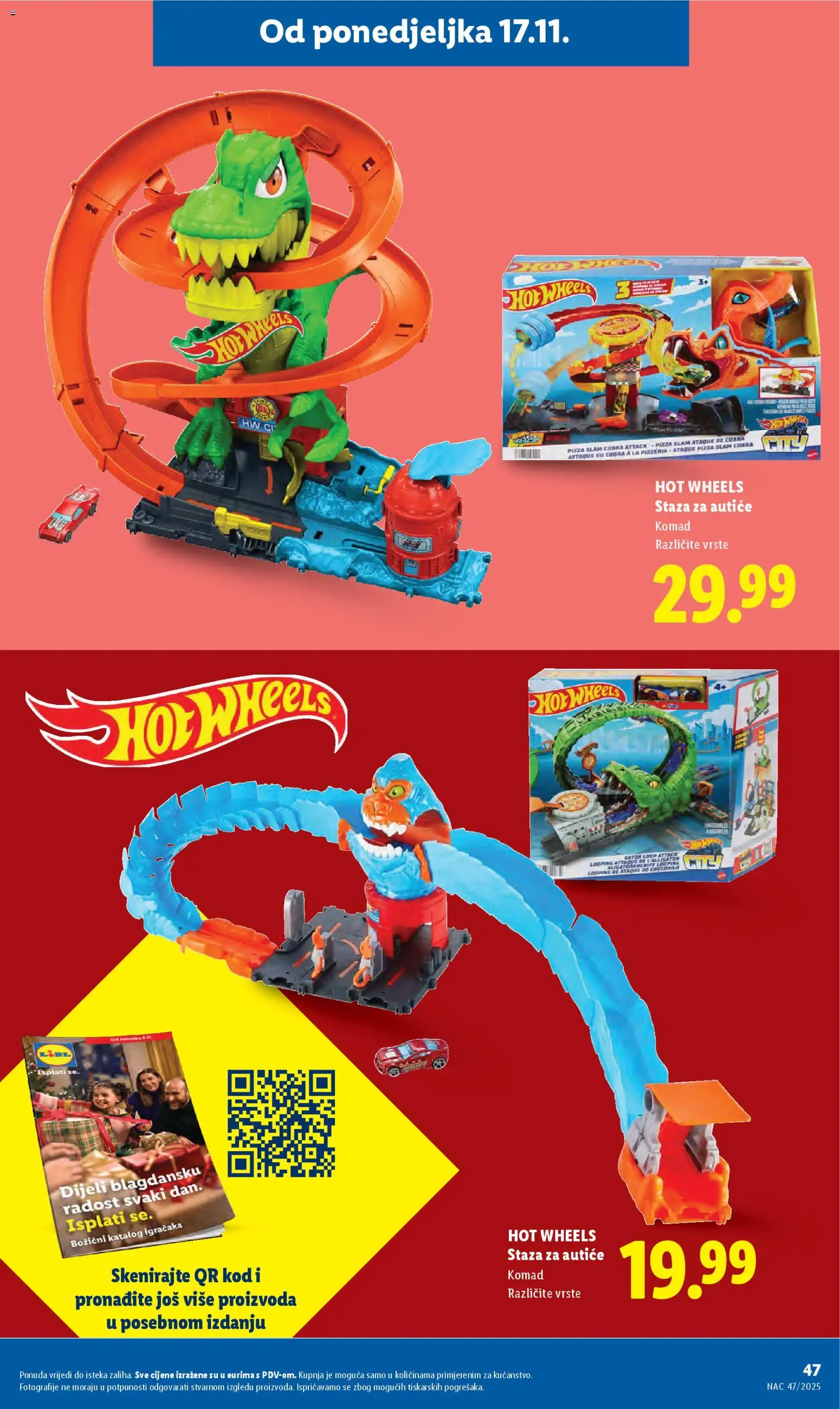 Lidl katalog | vrijedi od 17.11.2025 | Stranica: 47 | Proizvodi: Pizza