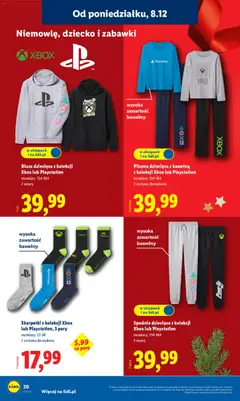 Pogląd oferty "Skarpetki z kolekcji Xbox lub Playstation, 3 pary, rozmiary: 27-38, 2 zestawy do wyboru" - ważna od 08.12.2025 | Strona: 26