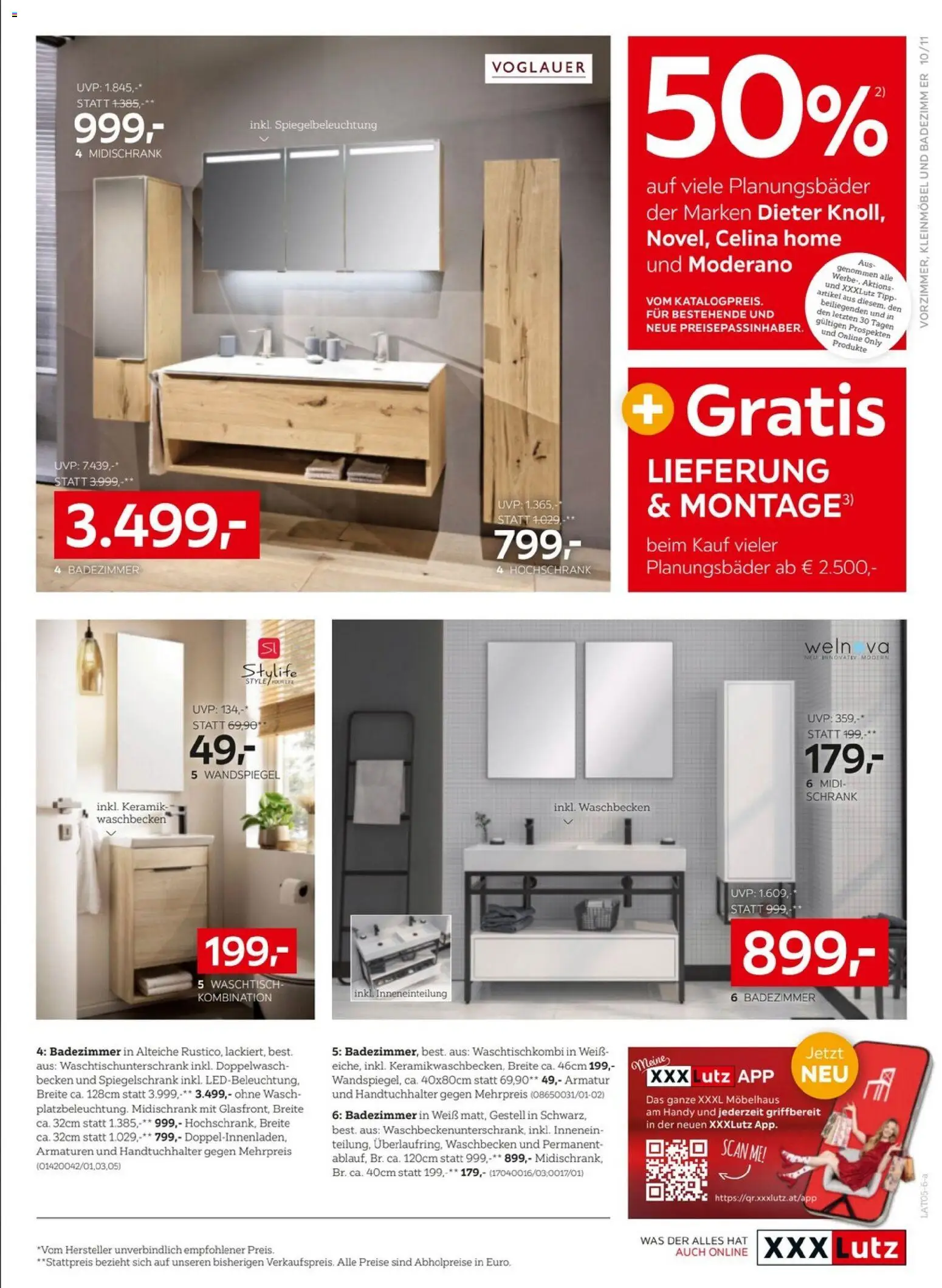 XXXLutz Prospekt aktuell gültig ab 28.04.2026 | Seite: 11 | Produkte: Schrank, Waschbecken