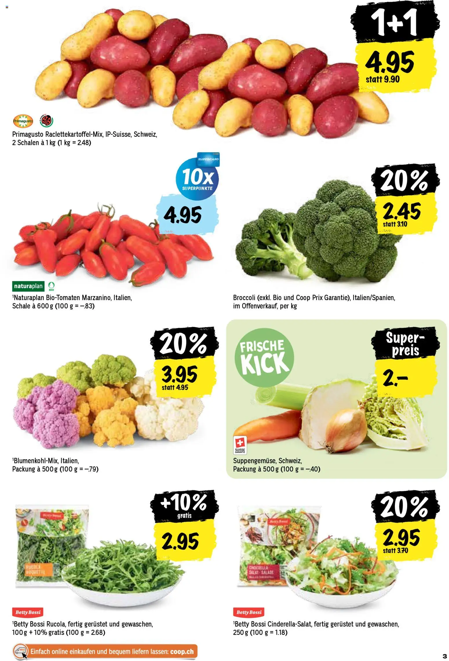 Coop Aktionen – gültig ab 29.12.2025 | Seite: 3 | Produkte: Salat