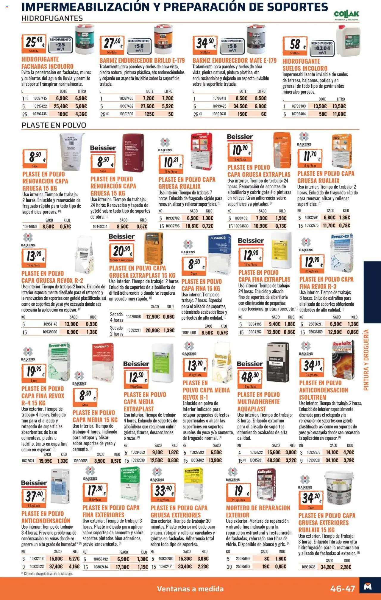 Obramat - Santander  │ válido desde el 10.10.2025 | Página: 47 | Productos: Polvo, General