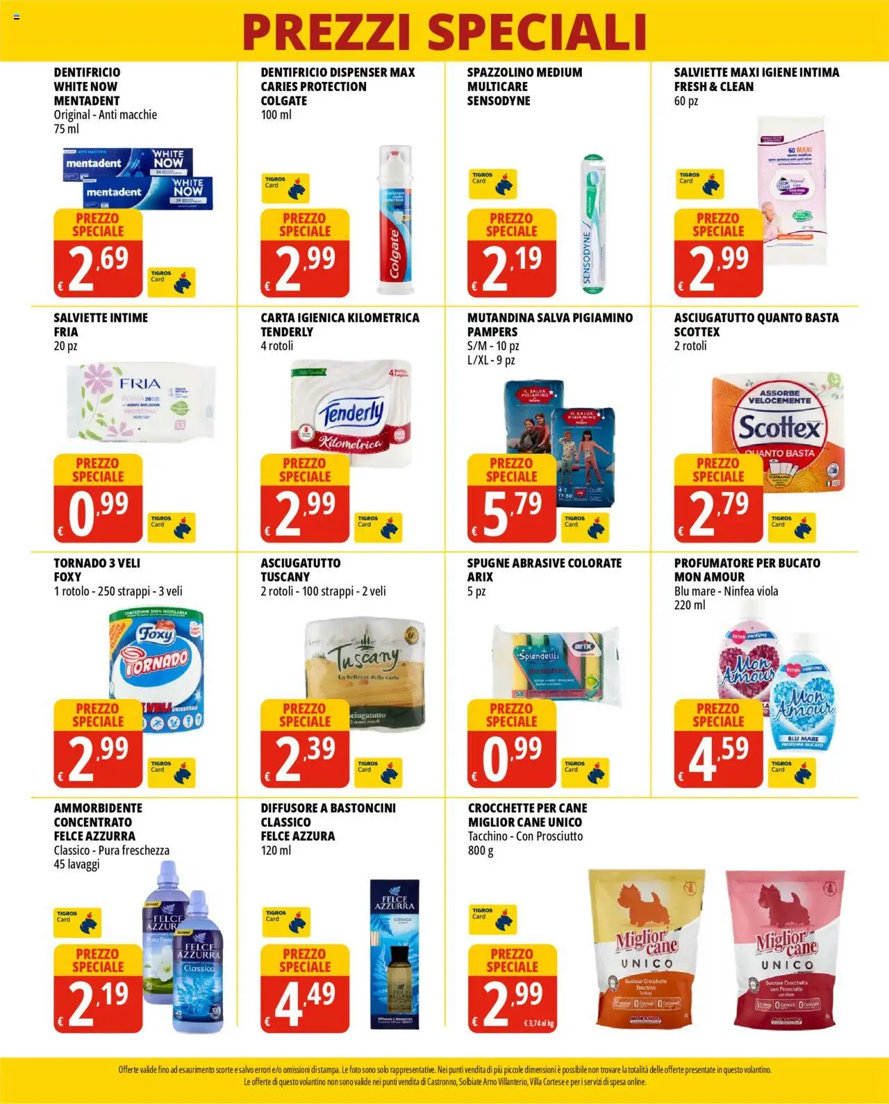 Volantino Tigros del 18.06.2025 | Pagina: 7 | Prodotti: Carta igienica, Ammorbidente, Asciugatutto, Profumo