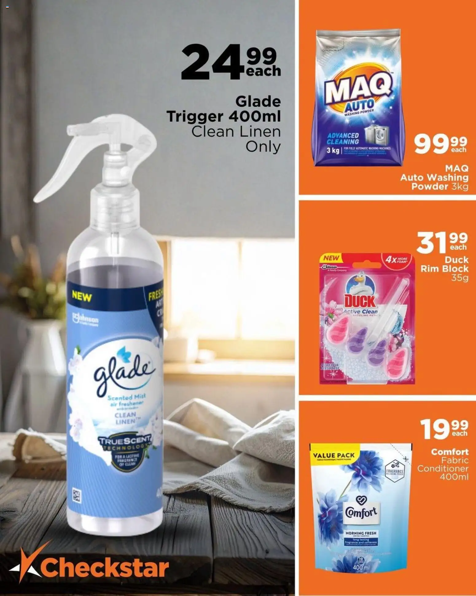 New Check Star catalogue – valid from 22.04.2026 | Page: 2 | Products: Air freshener, Fragrance, Powder, Washing powder