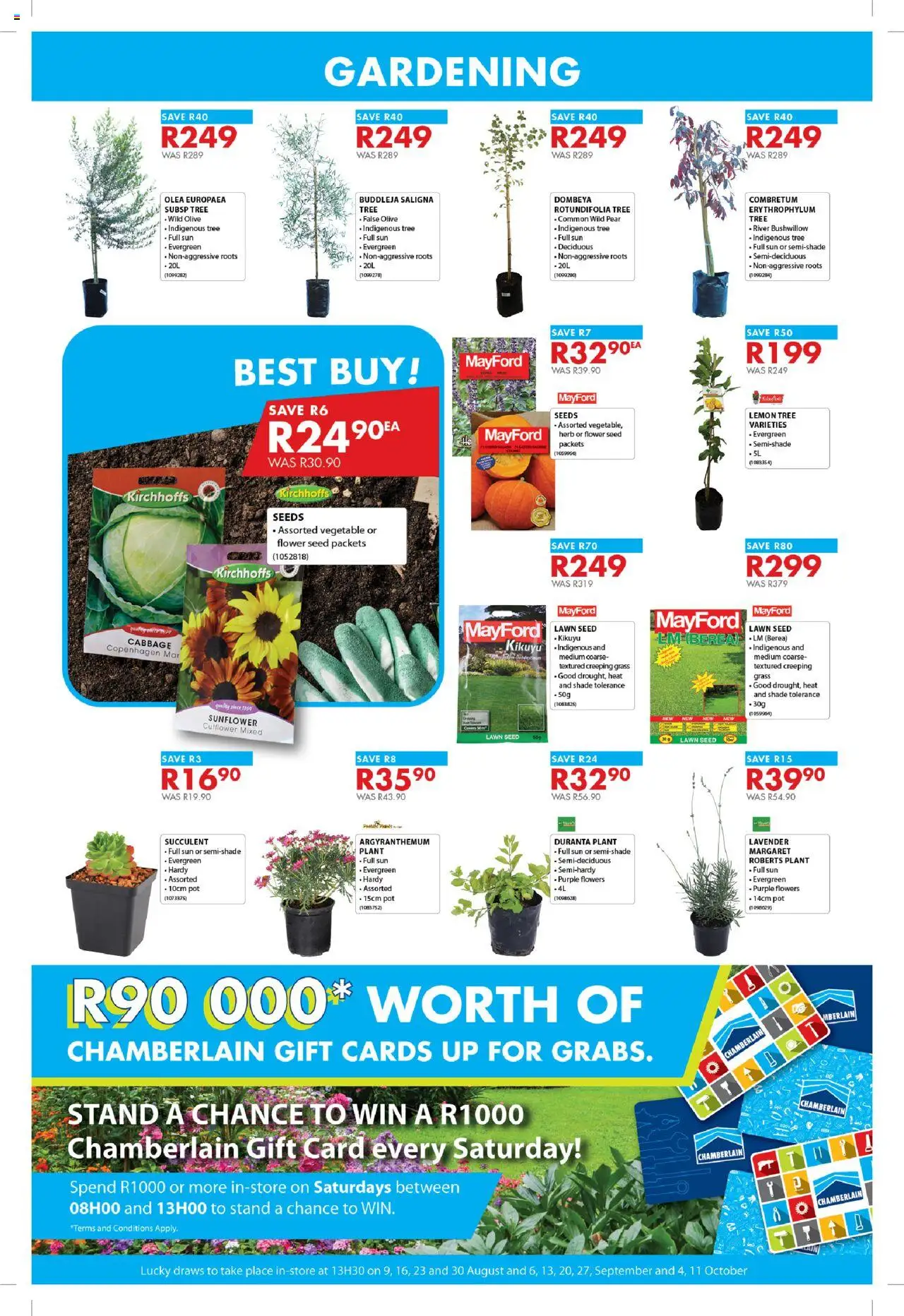 Chamberlain Spring Into Gardening │ valid from 04.08.2025 | Page: 2 | Products: Gift card, Lemon