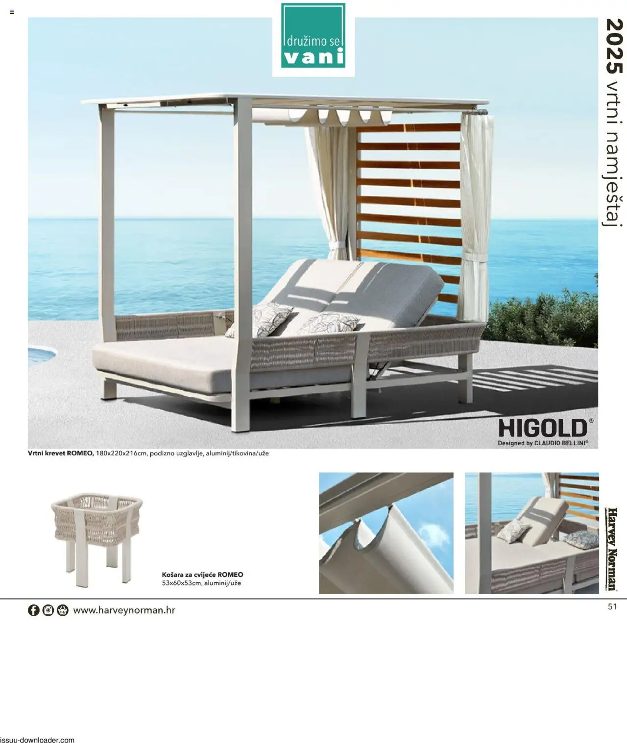 Harvey Norman katalog | vrijedi od 19.03.2025 | Stranica: 51 | Proizvodi: Cvijeće, Krevet, Vrtni namještaj, Košara