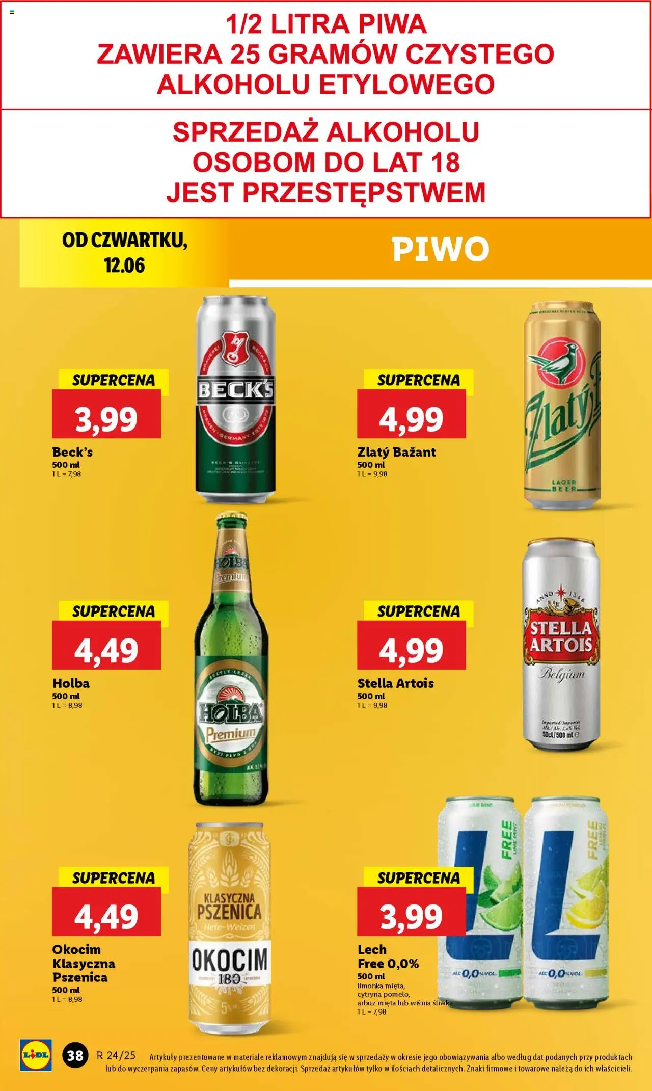 Lidl Gazetka od 12.06.2025 | Strona: 40 | Produkty: Limonka, Arbuz, Leżak, Mięta