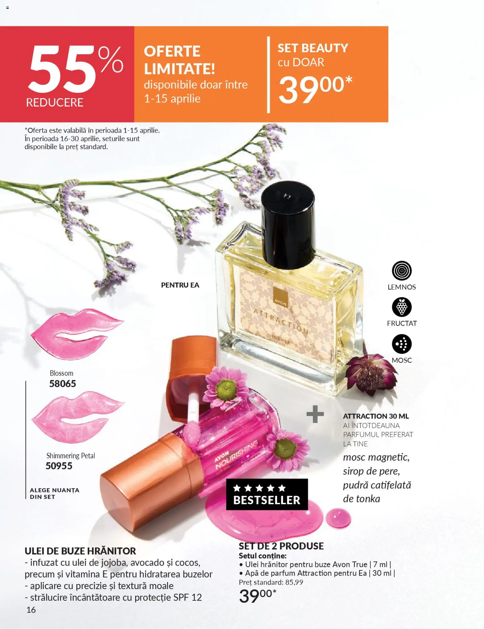 Noul catalog Avon – valabil de la 01.04.2026 | Pagină: 18 | Produse: Apă de parfum, Parfum, Ulei, Sirop