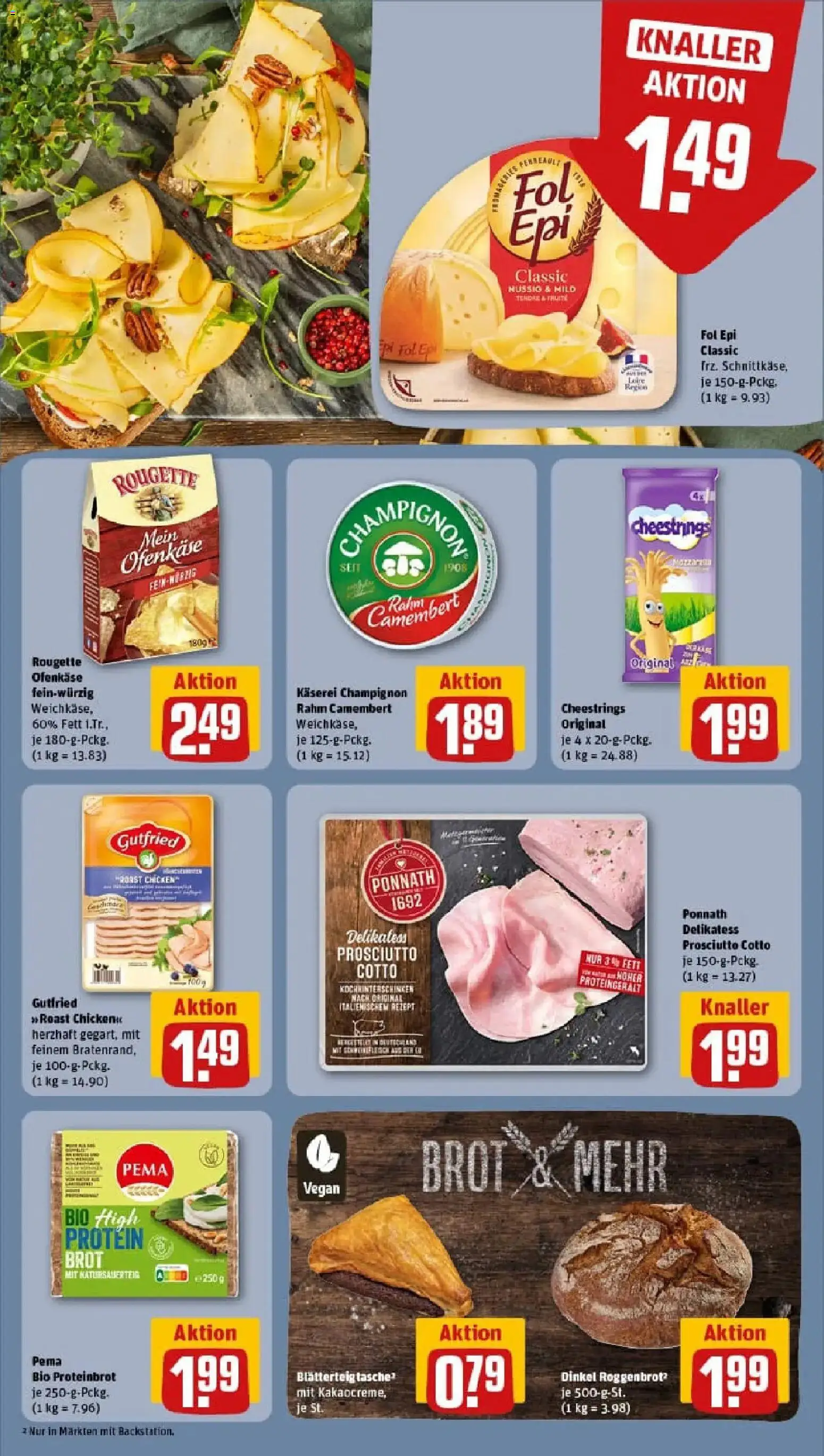 Rewe prospekt Berlin / Mitte	 – gültig ab 05.01.2026 | Seite: 12 | Produkte: Rougette ofenkase, Brot