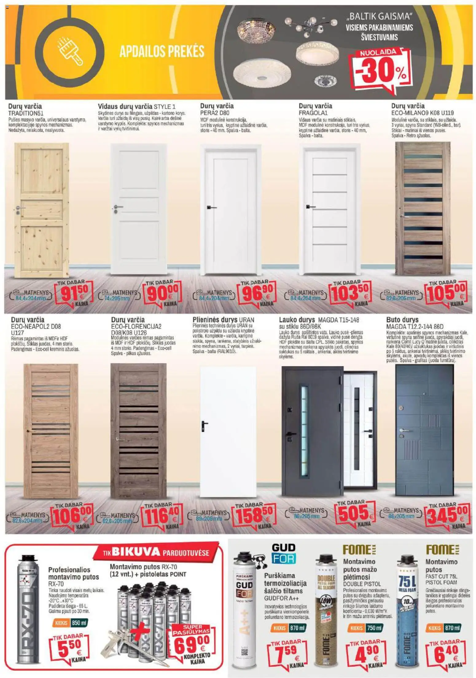 BIKUVA akcijos nuo 25.11.2025 | Puslapis: 8 | Prekių: Spyna