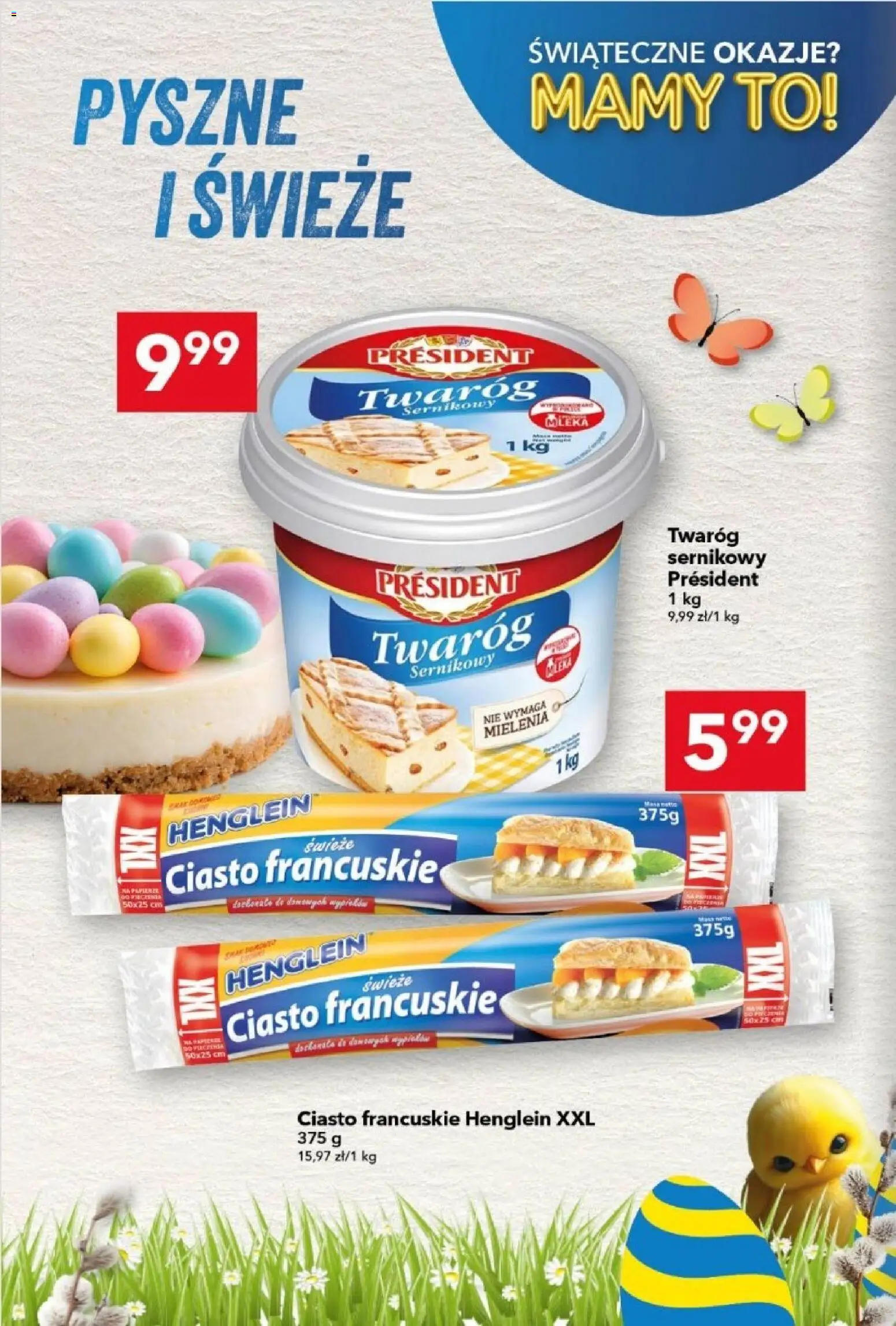 Lewiatan gazetka od 26.03.2026 | Strona: 8 | Produkty: Ciasto francuskie, Ciasto, Mleka, Twaróg