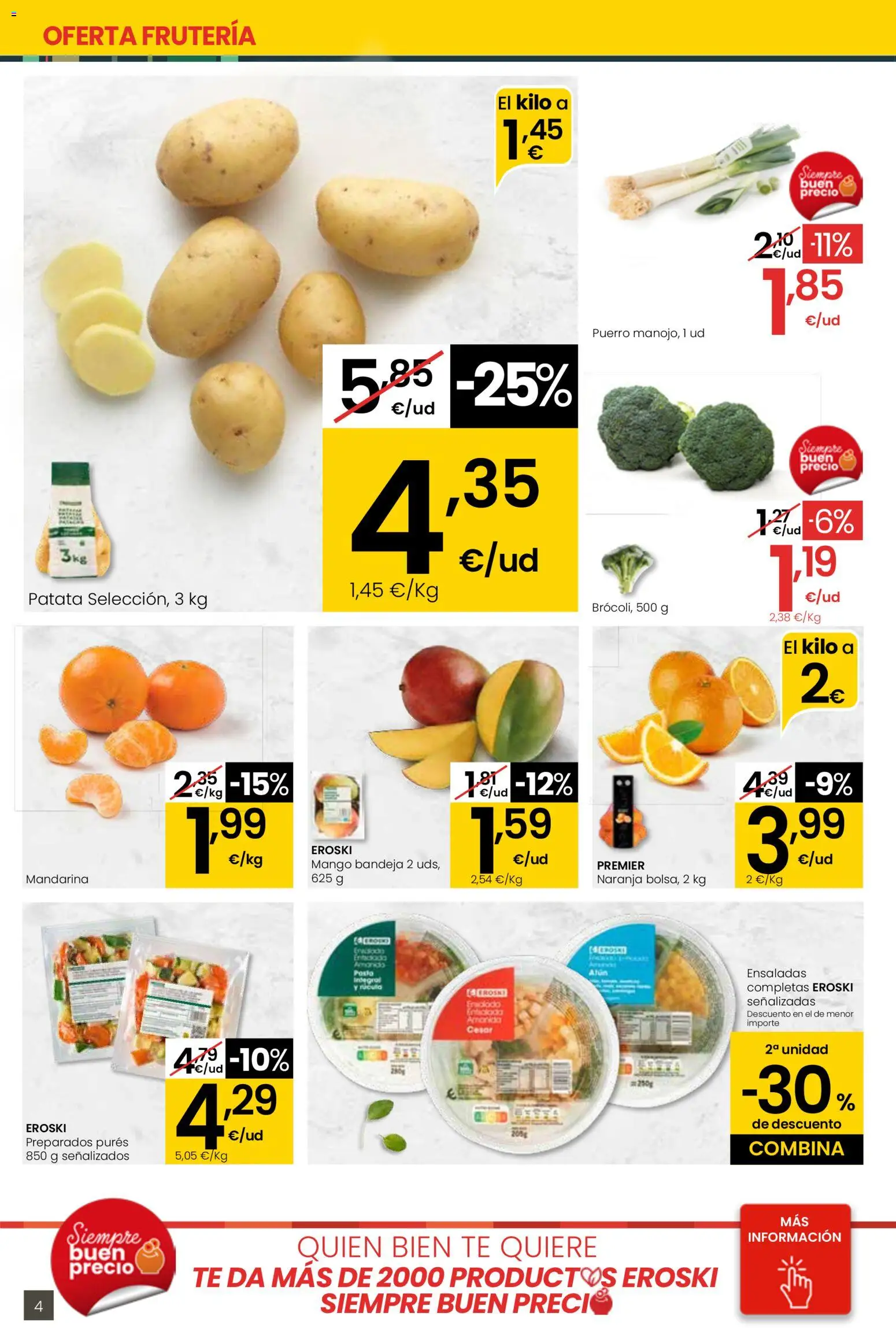 Eroski folleto │ válido desde el 05.01.2026 | Página: 4 | Productos: Té, Ρούτερ, Bandeja