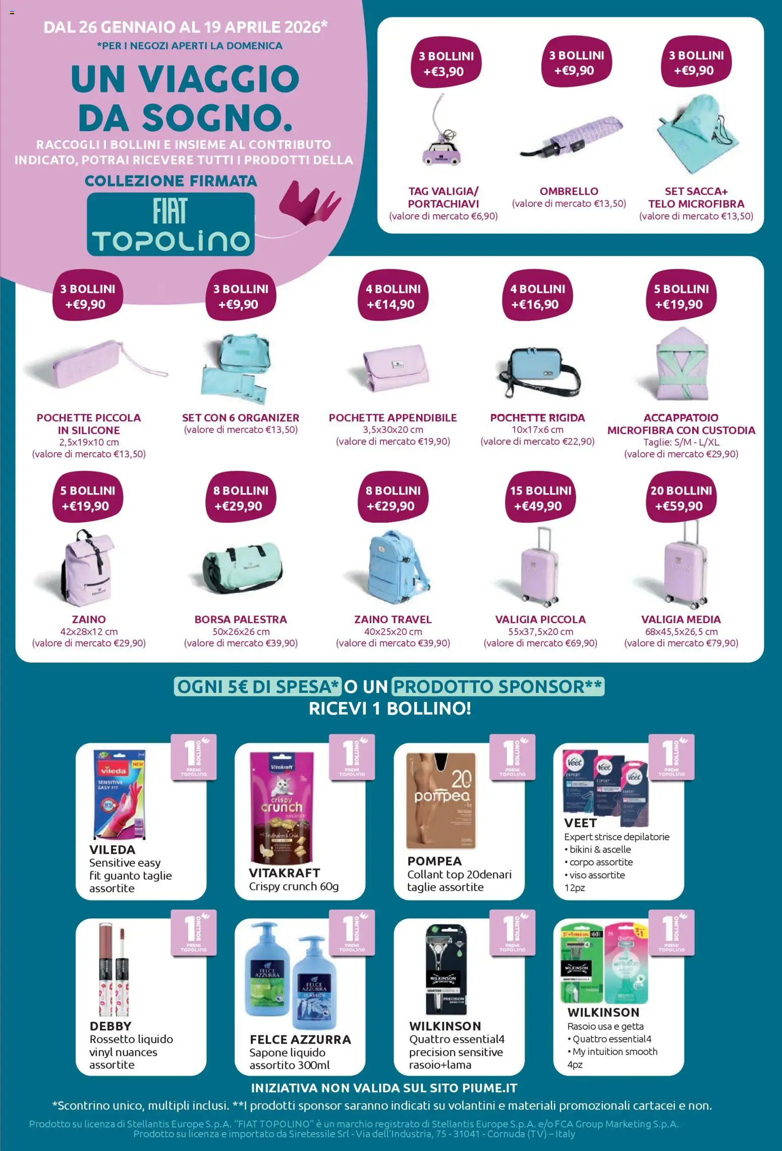 Volantino IperSoap del 26.01.2026 | Pagina: 13 | Prodotti: Sapone, Accappatoio, Bikini, Ombrello