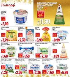 Anteprima del volantino Famila Iper catalogo valido a partire dal 15.12.2025 | Pagina: 21 | Prodotti: Stracchino, Ricotta, Parmigiano, Gorgonzola