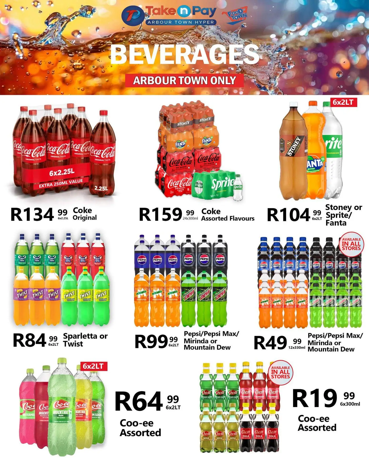 New Take n Pay catalogue – valid from 03.11.2025 | Page: 25 | Products: Coke, Fanta, Sprite, Cream