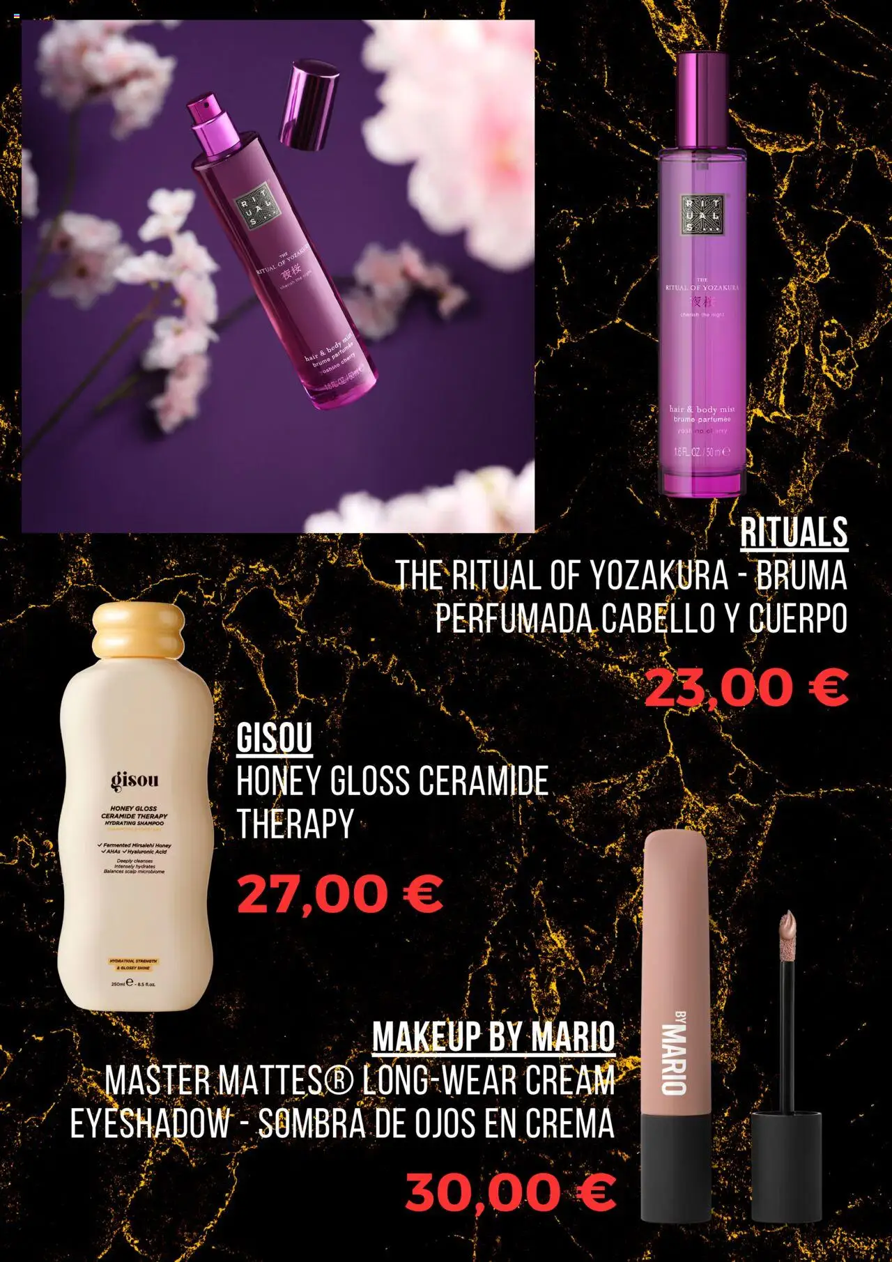 Sephora folleto │ válido desde el 01.08.2025 | Página: 4 | Productos: Sombra, Bruma perfumada, Body, Sombra de ojos