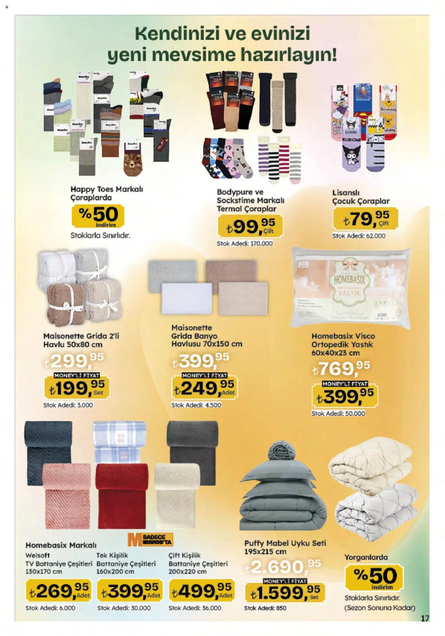 Migros Katalog - 5M Migroskop Dijital - 12.03.2026 tarihinden itibaren geçerlidir | Sayfa: 136 | Ürünler: Yastık, Battaniye, Banyo, TV