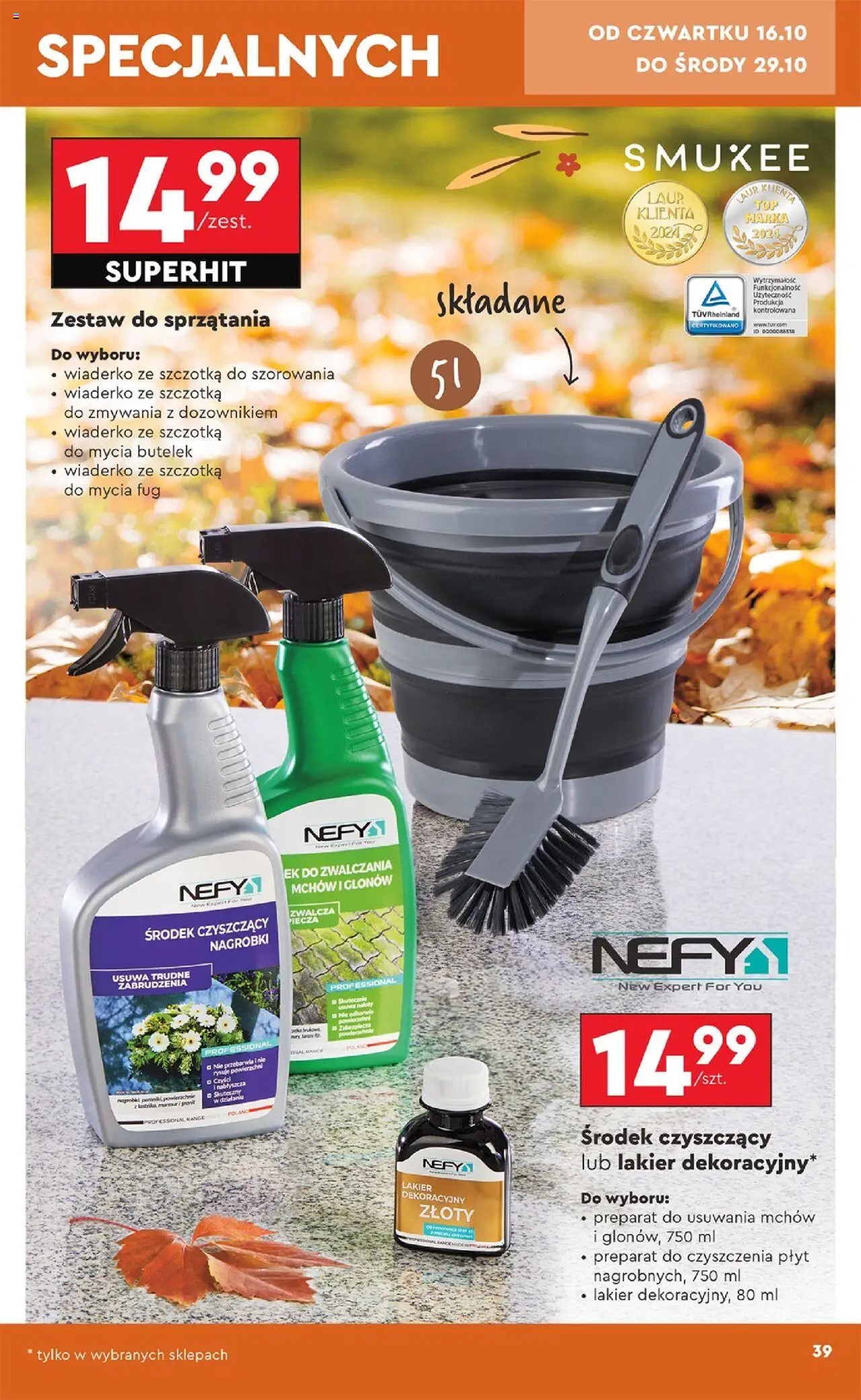 Biedronka gazetka - Hity i inspiracje od 13.10.2025 | Strona: 39 | Produkty: Szczotka