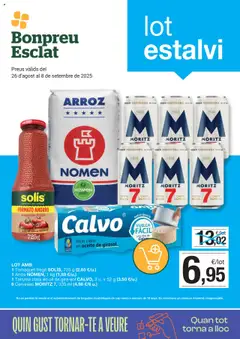 Vista previa Bonpreu folleto válido desde el 26.08.2025
