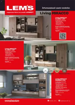 Lem’s catalog - Living și Dormitor Miracco – previzualizare al pliantului de la Lem’s valabil de la 20.11.2023