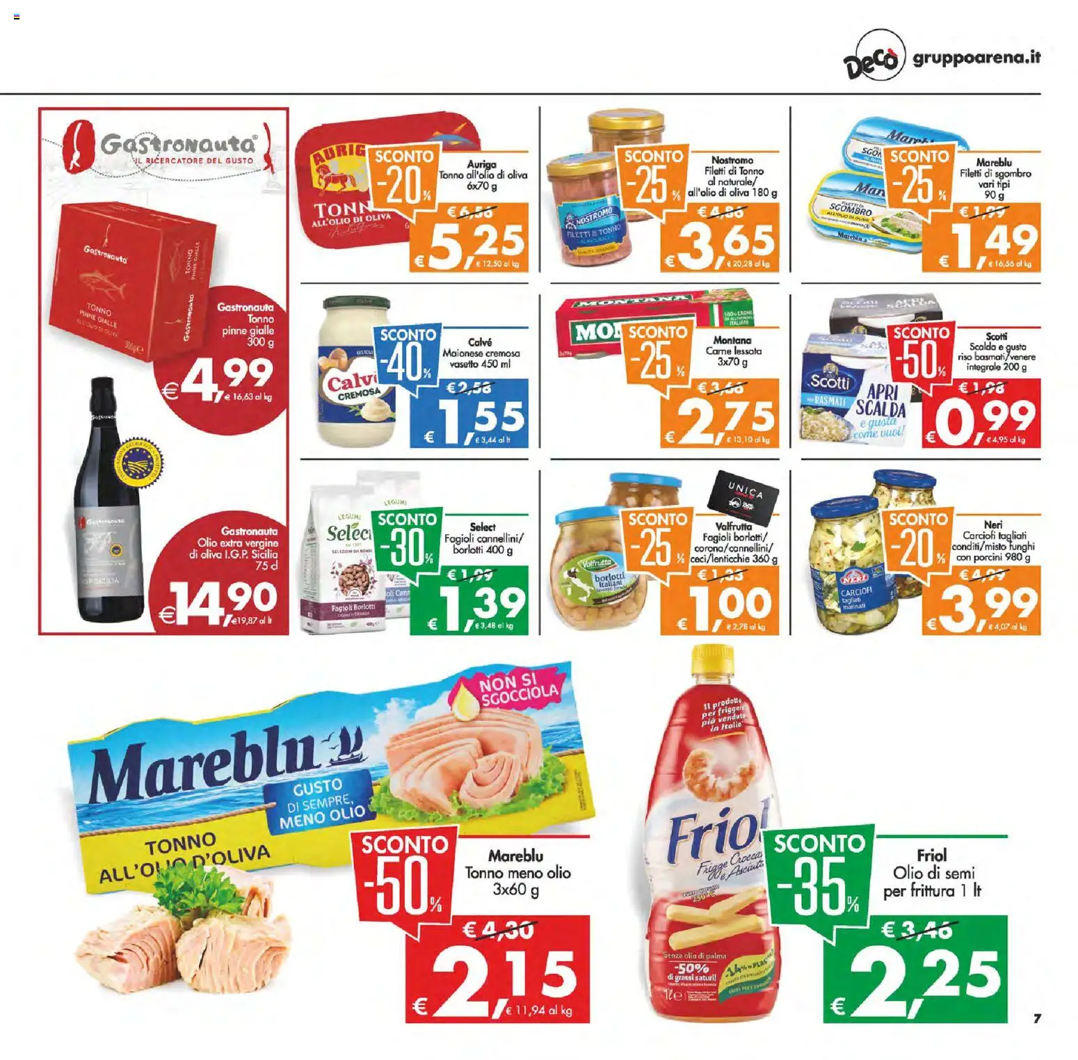 Volantino Decò del 13.02.2026 | Pagina: 9 | Prodotti: Legumi, Riso, Carciofi, Pinne