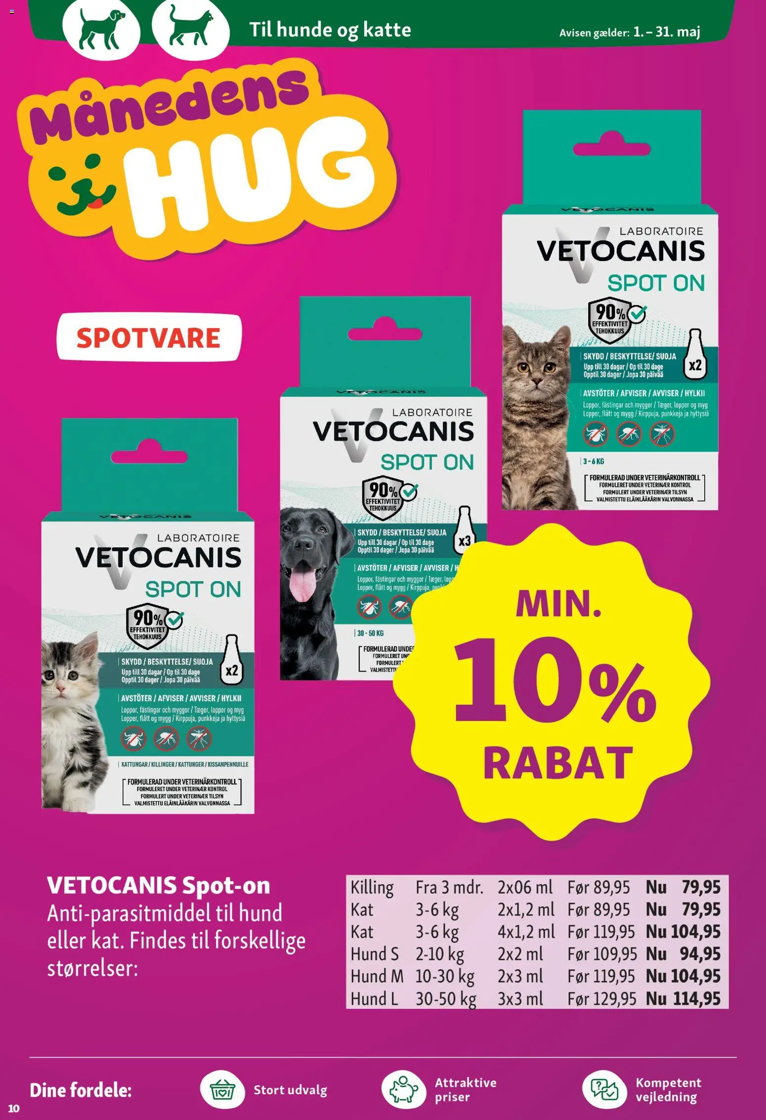 Maxi Zoo tilbudsavis – gyldig fra 01.05.2026 | Side: 10