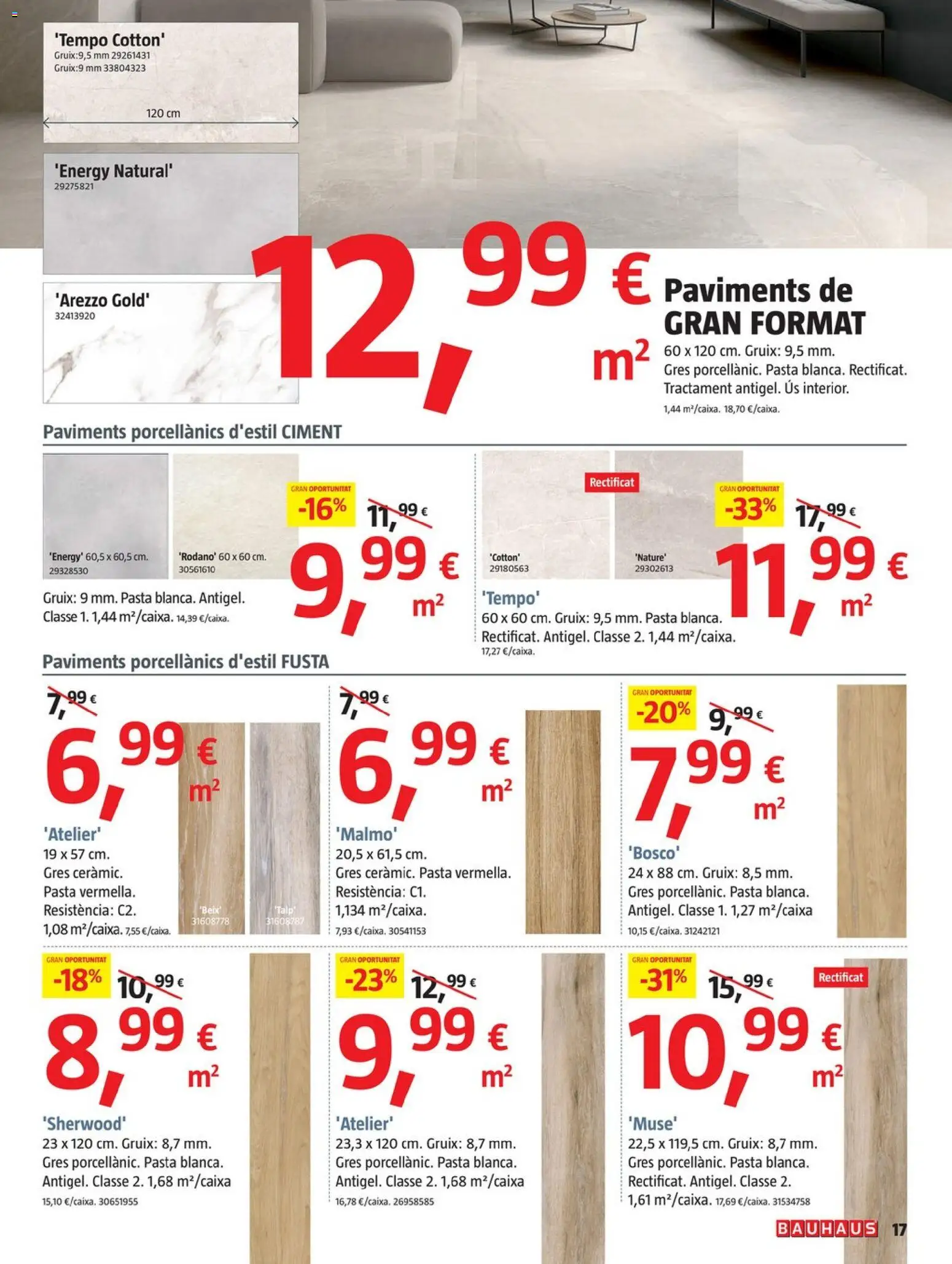 Bauhaus folleto Cat │ válido desde el 01.01.2026 | Página: 17 | Productos: Pasta