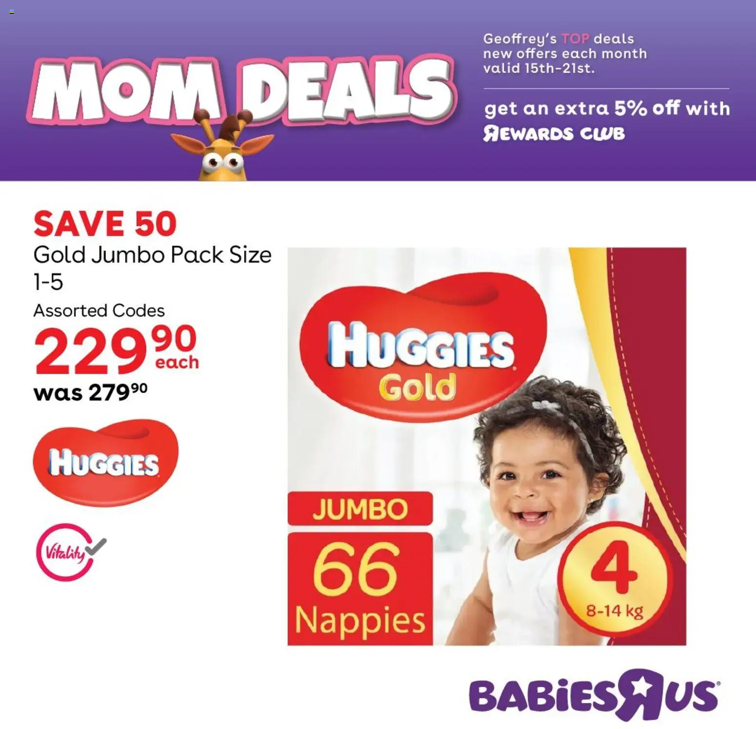 New Babies R Us catalogue – valid from 15.11.2025 | Page: 8 | Products: Nappies